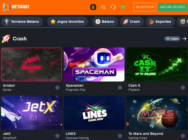 APOSTAS: Melhores cassinos online do Brasil para jogar Spaceman 