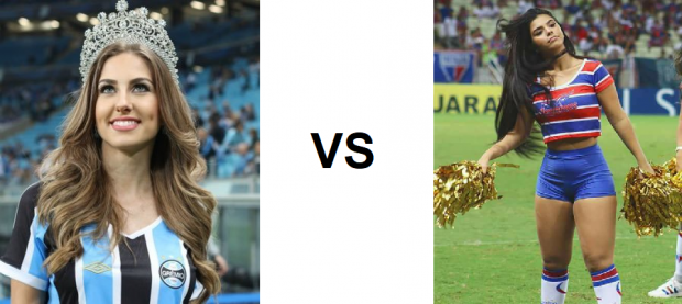 Meninas do Grêmio vs meninas do Fortaleza