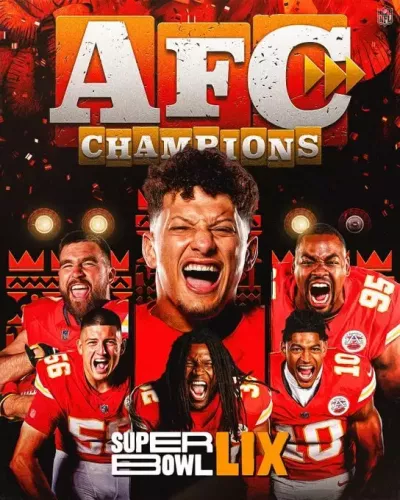 Super Bowl 2025 - Chiefs Campeão da AFC