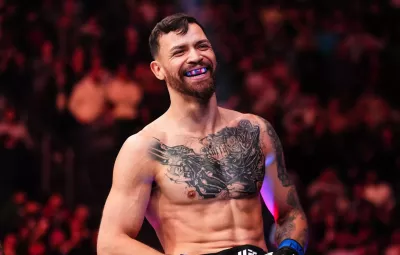 Maurício Ruffy após combate no UFC