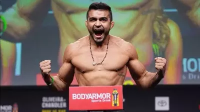 André Muniz mostrando sua garra no UFC