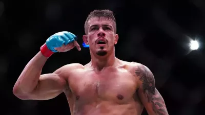 Marco Tulio mostrando sua presença no UFC