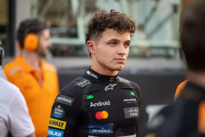 Lando Norris em uma das corridas de F1 2025