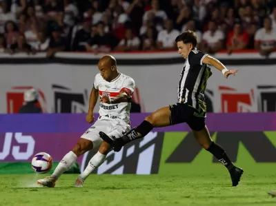 São Paulo numa partida contra o Santos