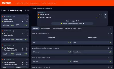 Handicap de Jogos na Betano ao vivo