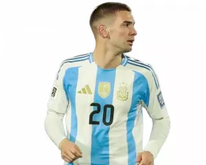Franco Mastantuono representa a Argentina