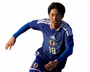 Ryunosuke Sato joga para a seleção do Japão