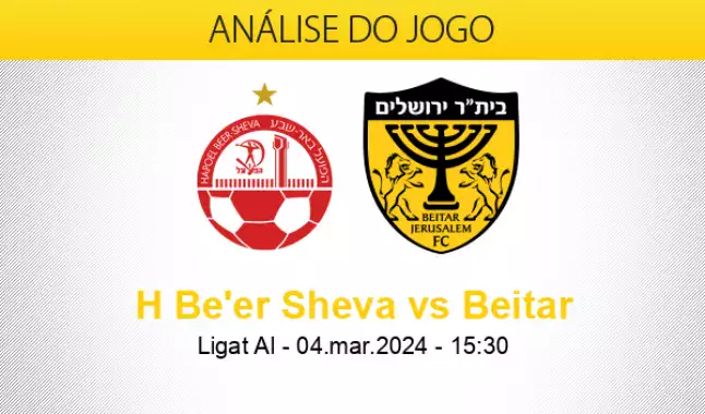 Prognóstico Hapoel Beer Sheva Beitar Jerusalem
