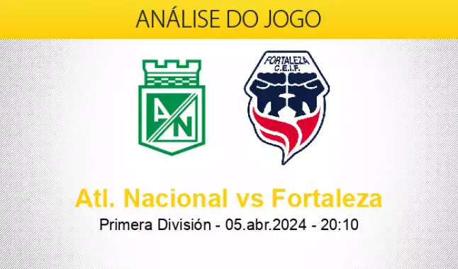 Prognóstico Atlético Nacional Fortaleza CEIF