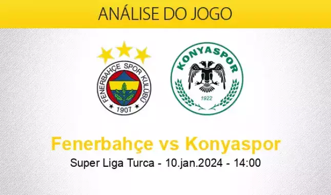Prognóstico Fenerbahce Konyaspor