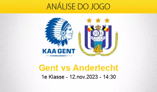 Gent x Anderlecht » Placar ao vivo, Palpites, Estatísticas + Odds