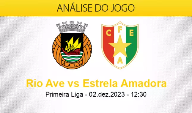 Rio Ave e Estrela da Amadora empataram e pode ver aqui o resumo do