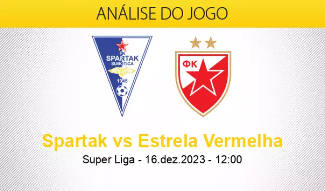 Prognóstico Spartak Subotica Estrela Vermelha