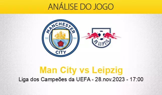 Prognóstico Leipzig - Manchester City. Liga dos Campeões