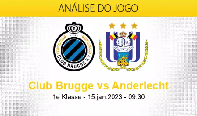 Club Brugge x RSC Anderlecht Estatísticas Confronto Direto
