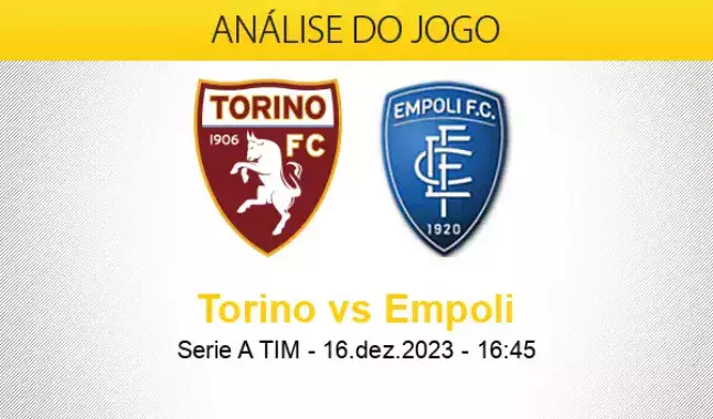 Resultado do jogo Torino x Empoli hoje, 16/12: veja o placar e estatísticas  da partida - Jogada - Diário do Nordeste