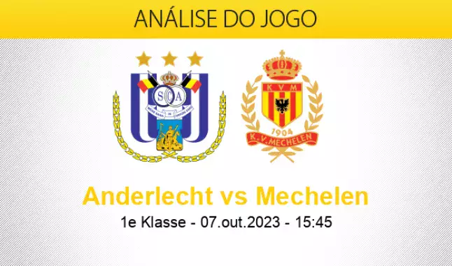 Prognóstico Anderlecht Mechelen