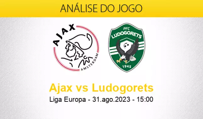 Prognóstico Ludogorets FC Ajax - Liga Europa - 24/08/23