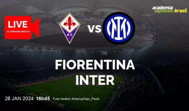 Fiorentina Inter livestream | Serie A TIM | 28 janeiro 2024