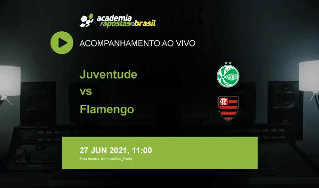 Juventude Flamengo livestream | Brasileirão Série A | 27 junho 2021