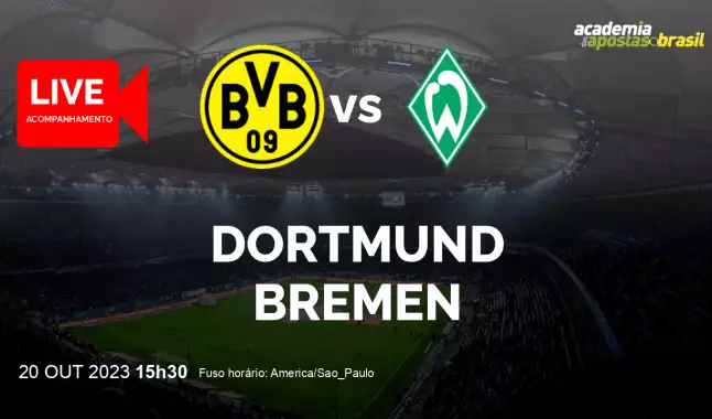 Dortmund Bremen livestream | Bundesliga | 20 outubro 2023