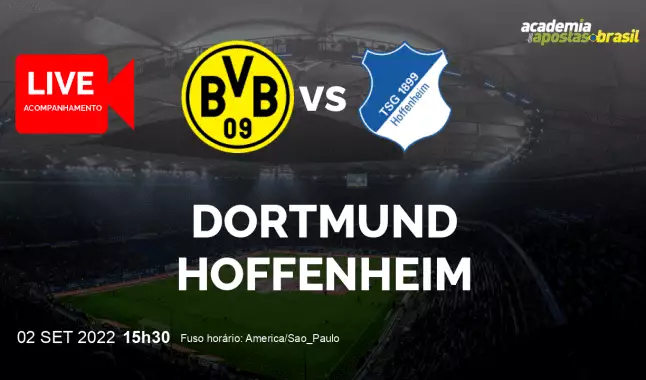 Dortmund Hoffenheim livestream | Bundesliga | 02 setembro 2022