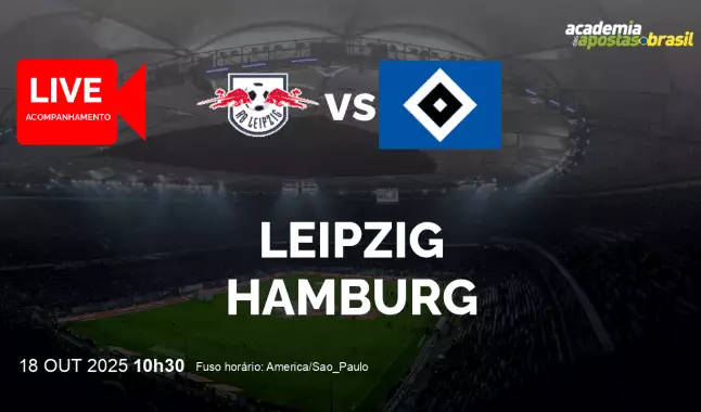 Leipzig Hamburg livestream | Bundesliga | 18 outubro 2025