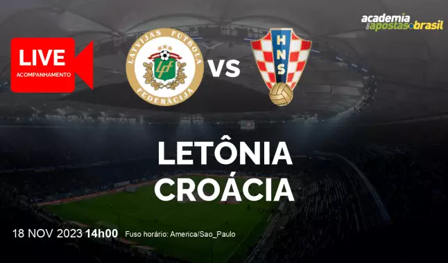 Letônia Croácia livestream | Eliminatórias para a Eurocopa | 18 novembro 2023