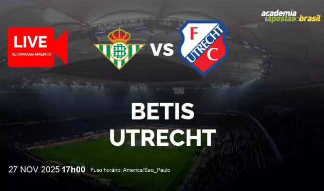 Betis Utrecht livestream | Liga Europa | 27 novembro 2025