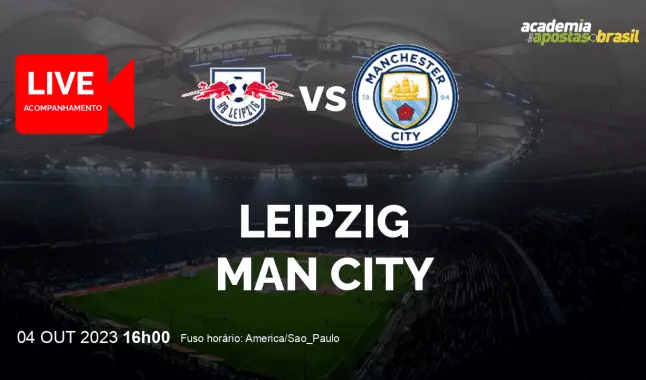 Leipzig Man City livestream | Liga dos Campeões da UEFA | 04 outubro 2023
