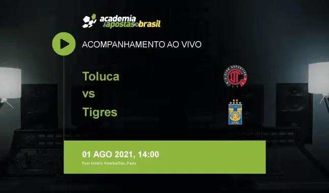Toluca Tigres livestream | Liga MX | 01 agosto 2021