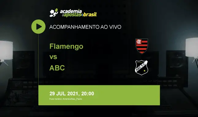 Flamengo ABC livestream | Copa do Brasil | 29 julho 2021