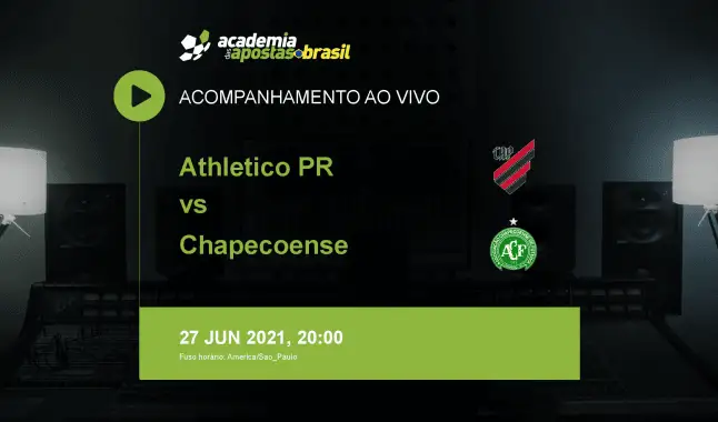 Athletico PR Chapecoense livestream | Brasileirão Série A | 27 junho 2021