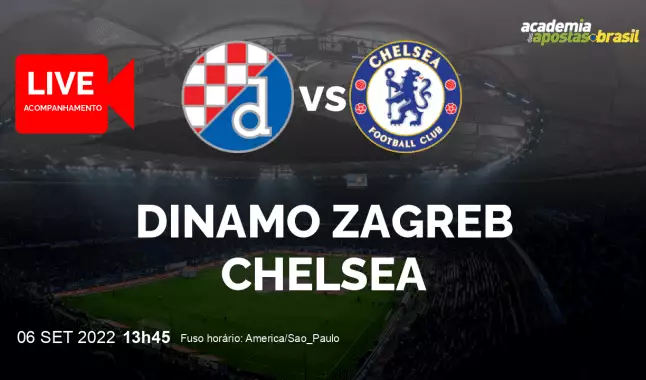 Dinamo Zagreb Chelsea livestream | Liga dos Campeões da UEFA | 06 setembro 2022