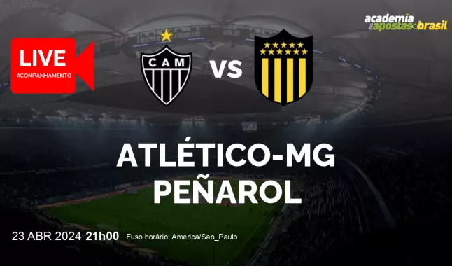 Atlético-MG Peñarol livestream | Copa Libertadores da América | 23 abril 2024