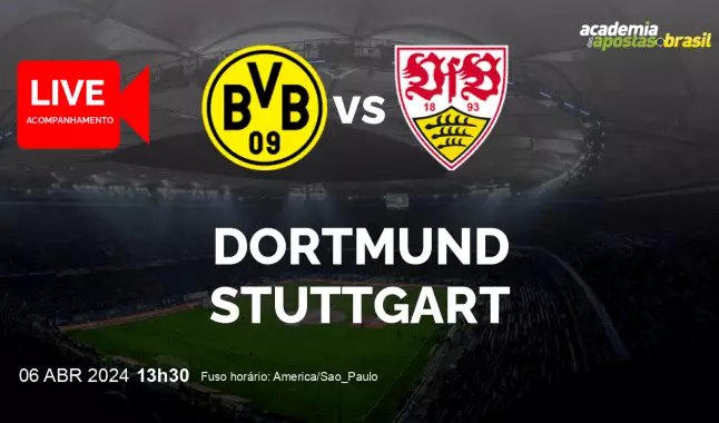 Dortmund Stuttgart livestream | Bundesliga | 06 abril 2024