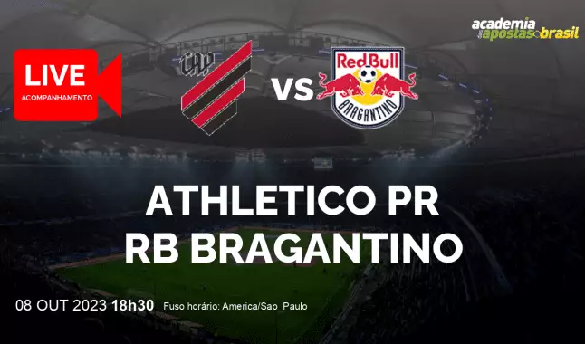 Athletico PR RB Bragantino livestream | Brasileirão Série A | 08 outubro 2023