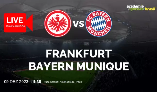 Frankfurt Bayern Munique livestream | Bundesliga | 09 dezembro 2023