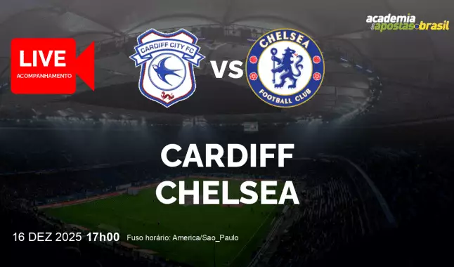 Cardiff Chelsea livestream | Copa da Liga | 16 dezembro 2025