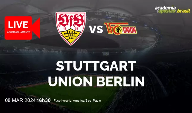 Stuttgart Union Berlin livestream | Bundesliga | 08 março 2024