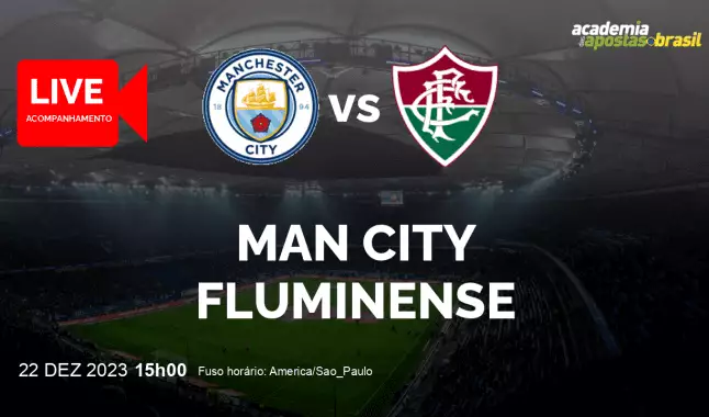 Man City Fluminense livestream | Mundial de Clubes FIFA | 22 dezembro 2023