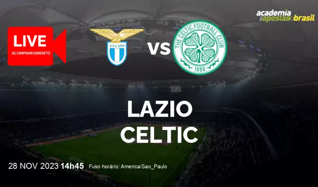 Lazio Celtic livestream | Liga dos Campeões da UEFA | 28 novembro 2023