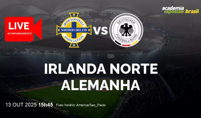 Irlanda Norte Alemanha livestream | Eliminatórias para a Copa do Mundo - Europa | 13 outubro 2025