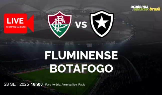 Fluminense Botafogo livestream | Brasileirão Série A | 28 setembro 2025