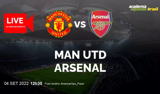 Man Utd Arsenal livestream | Premier League | 04 setembro 2022