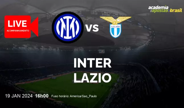 Inter Lazio livestream | Super Coppa | 19 janeiro 2024