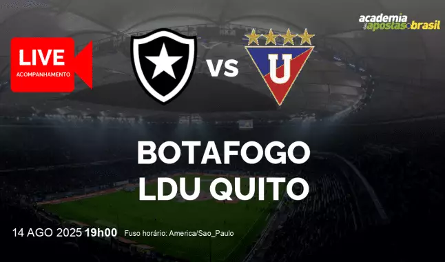 Botafogo LDU Quito livestream | Copa Libertadores da América | 14 agosto 2025