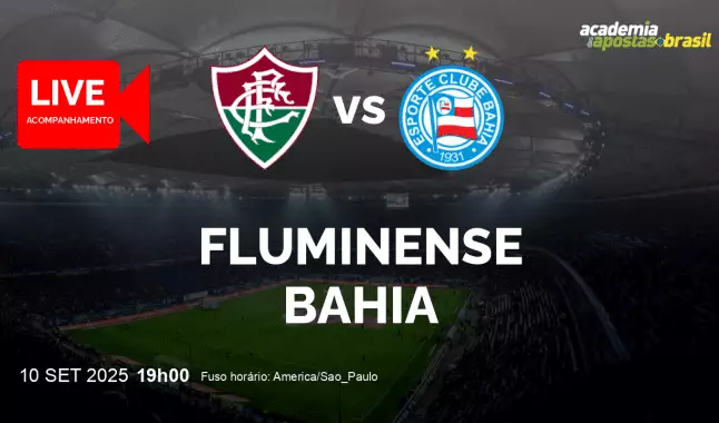 Fluminense Bahia livestream | Copa do Brasil | 10 setembro 2025