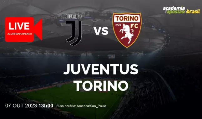Juventus Torino livestream | Serie A TIM | 07 outubro 2023