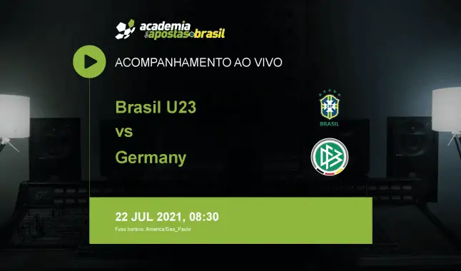 Brasil U23 Germany livestream | Jogos Olímpicos | 22 julho 2021
